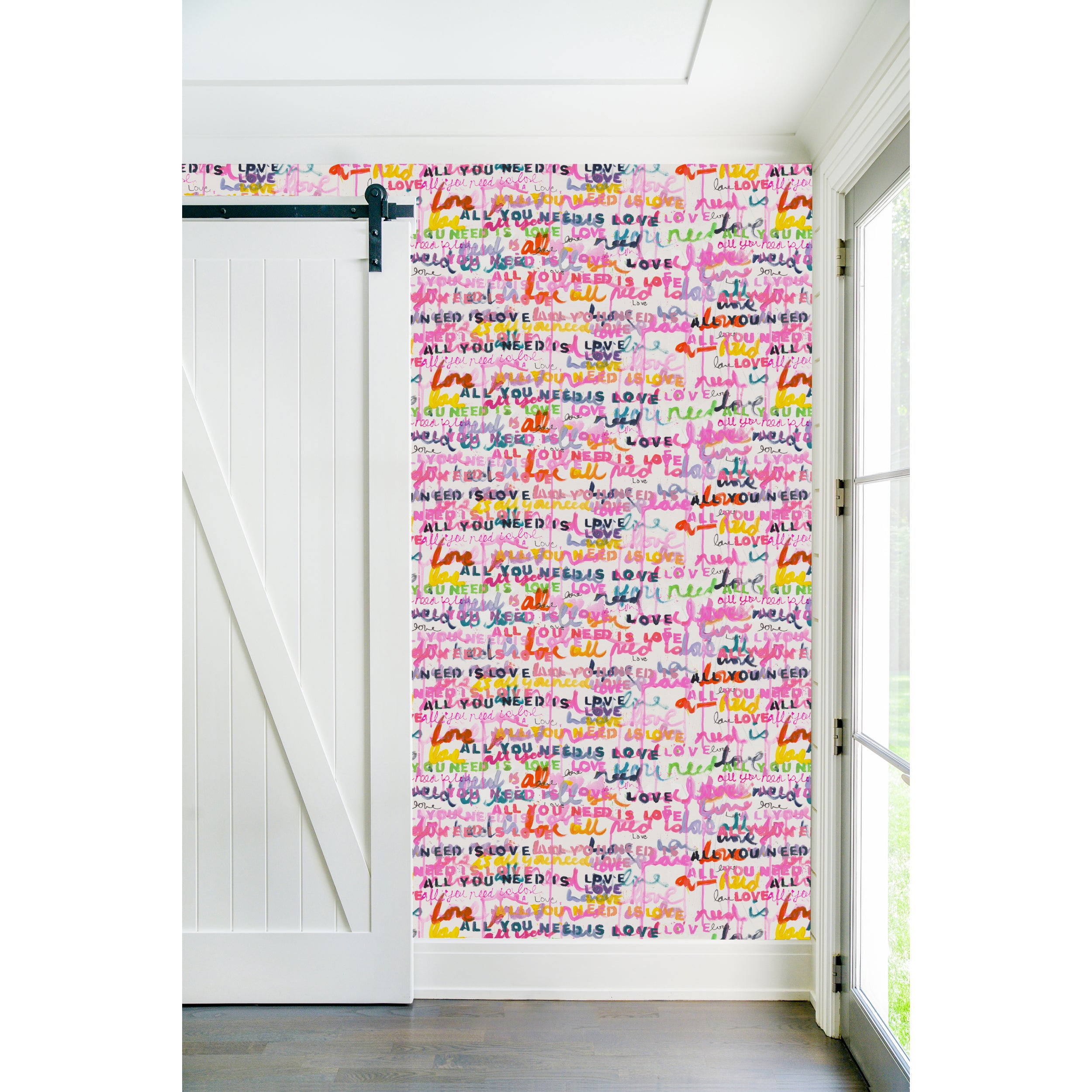 Colorful multi All You Need Is Love Wallpaper – KERRI ROSENTHAL