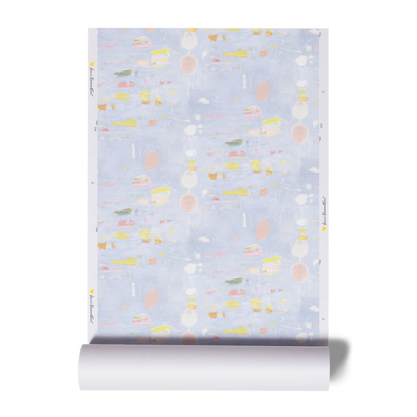 High quality beachcomber sky blue eco friendly wallpaper by Kerri Rosenthal - designer wall paper