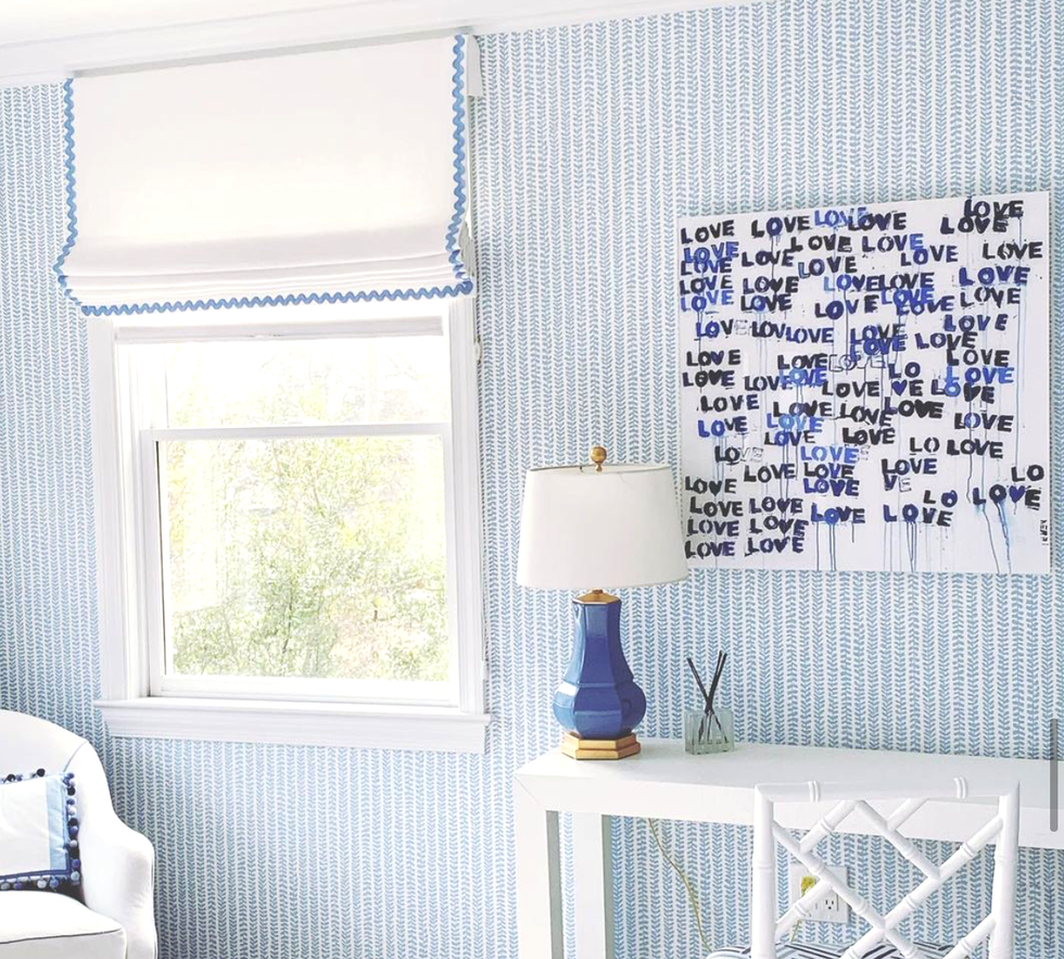 Love Letters Blues Art Print Wall Word Framed Artwork – KERRI ROSENTHAL
