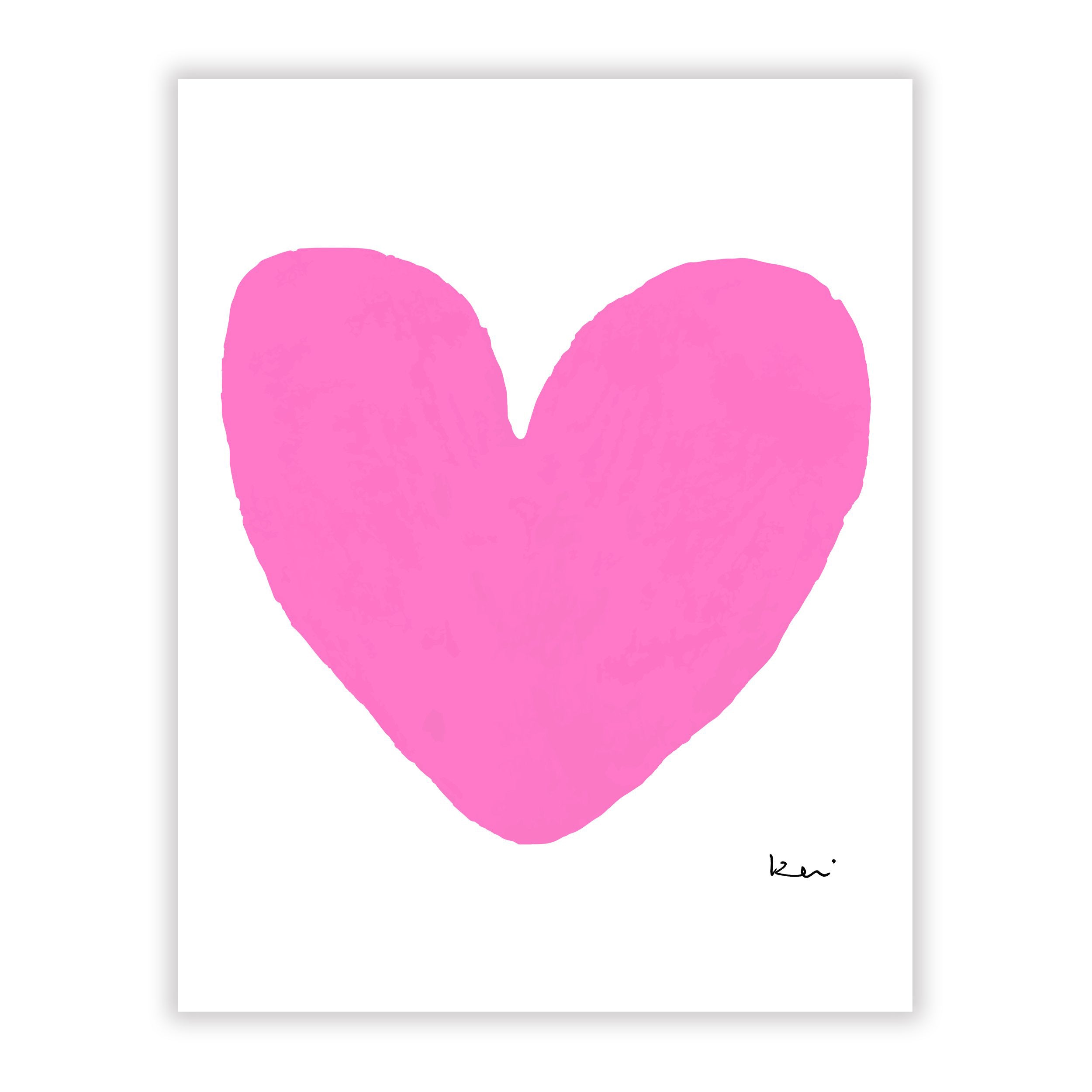 My Heart Pop Mini Art Print