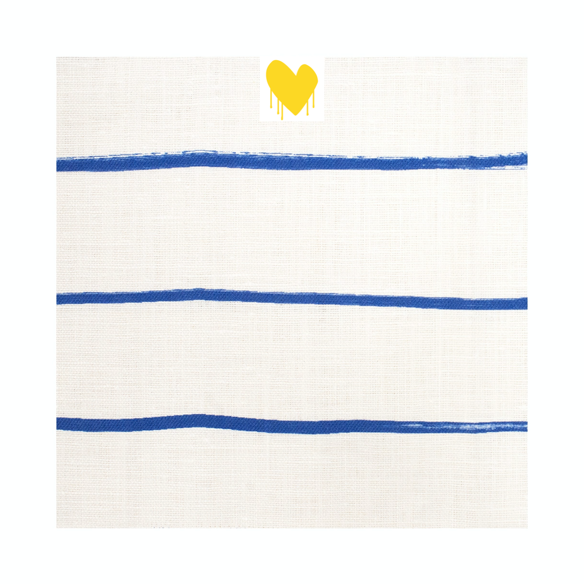 Mr. Sharpie Indigo blue cotton and oyster linen fabric – KERRI ROSENTHAL