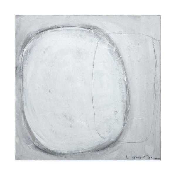 Together grey art print by Kerri Rosenthal - Unique artwork for wall decor