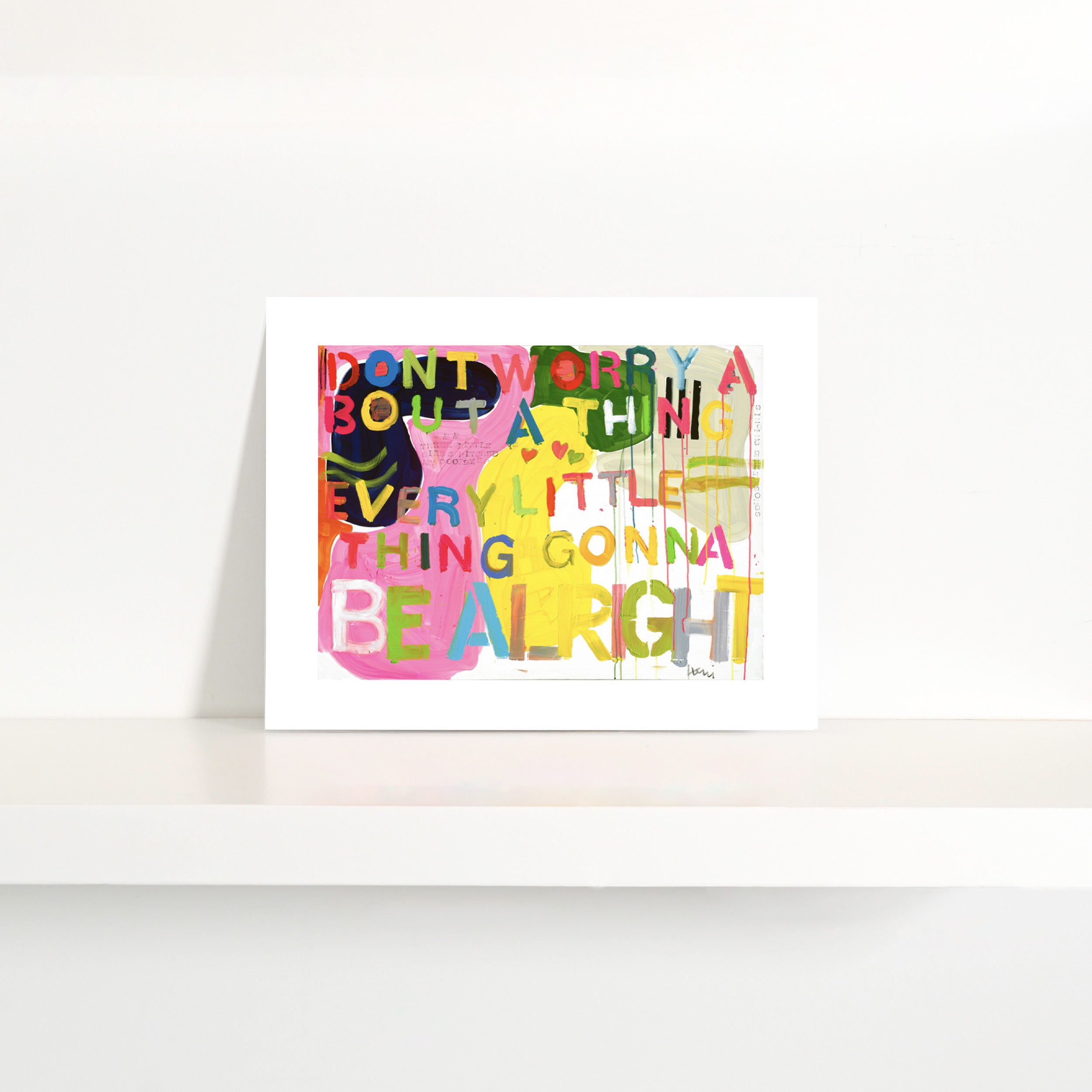 Be Alright Mini Art Print
