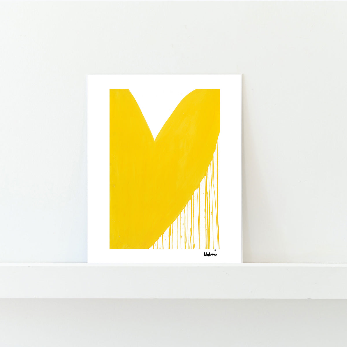 Half My Heart Mini Art Print