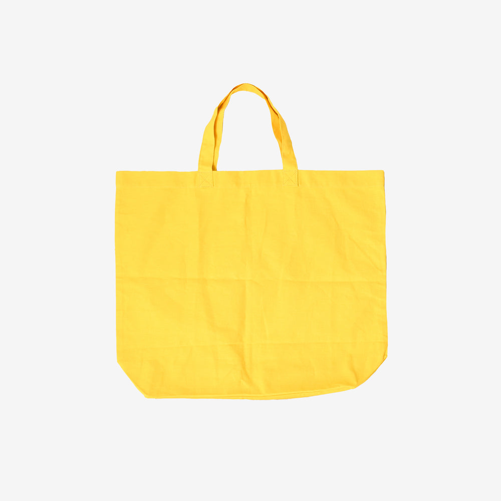 Yellow drippy heart tote bag 100% cotton - Cute designer totes by Kerri Rosenthal